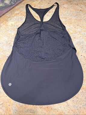 lululemon athletica Black Racerback Tank Top